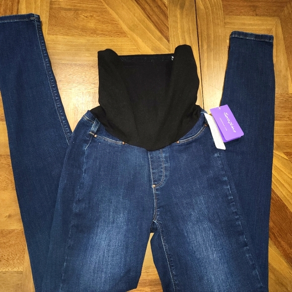 Seraphine Over Bump Maternity Skinny Jeans US 4L UK 8L. NWT. - Picture 1 of 5